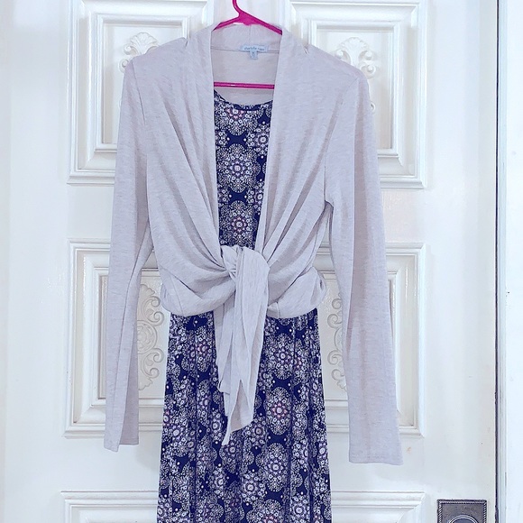 Cool, Comfy & Casual Lightweight Waterfall Draped Open Front Sweater L/XLG - Picture 2 of 16